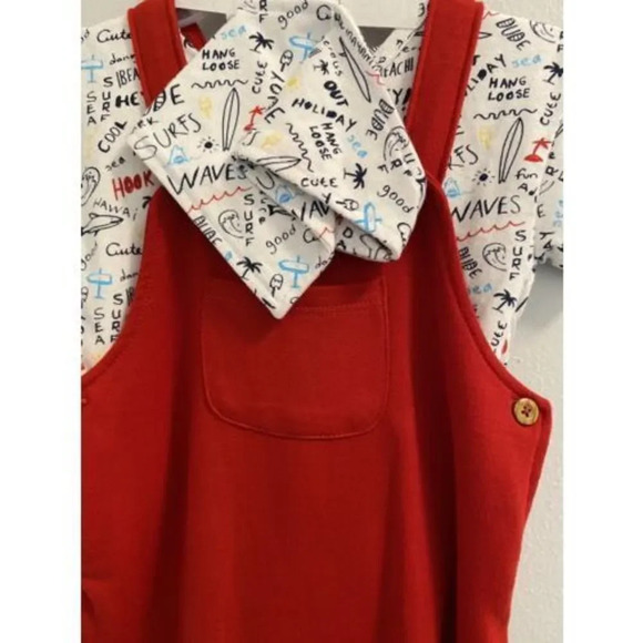 BABY BOYS 3 PIECE SET BEACH THEME SHARK FINS ON SHORTS. BRAND NEW WITH TAGS - 18 - Picture 3 of 6